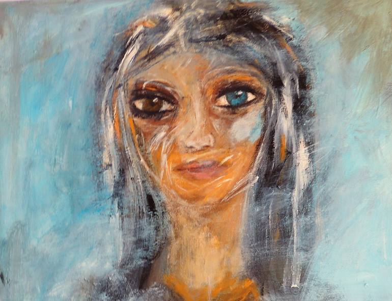 Original Women Painting by Eleni Pappa Tsantilis