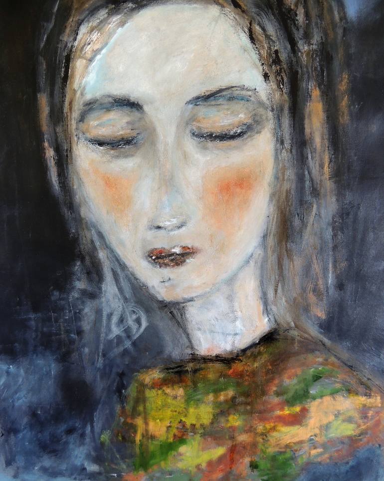 Original Women Painting by Eleni Pappa Tsantilis