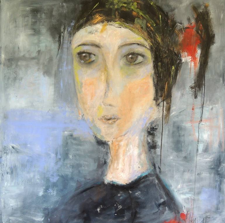 GARDE LE SECRET Painting by Eleni Pappa Tsantilis | Saatchi Art