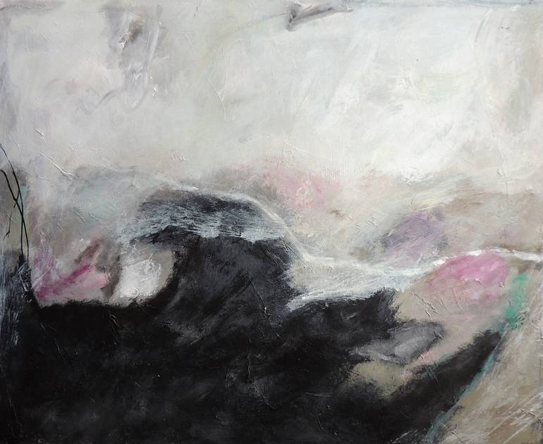Original Abstract Expressionism Abstract Painting by Eleni Pappa Tsantilis
