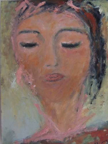 Print of Abstract Expressionism Portrait Paintings by Eleni Pappa Tsantilis