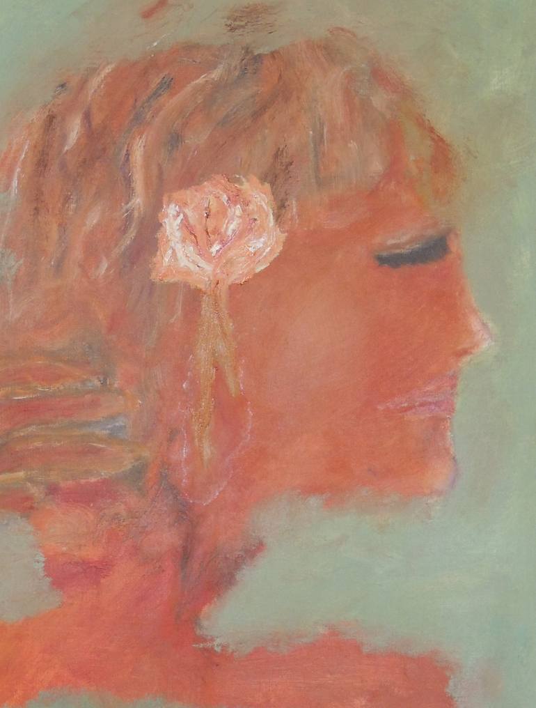 Original Abstract Expressionism Women Painting by Eleni Pappa Tsantilis