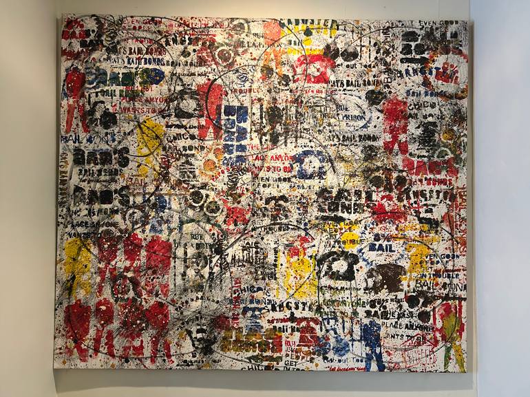 Original Abstract Expressionism Abstract Painting by C C