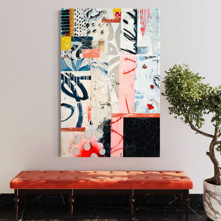 Original Abstract Painting by Sarah Finucane