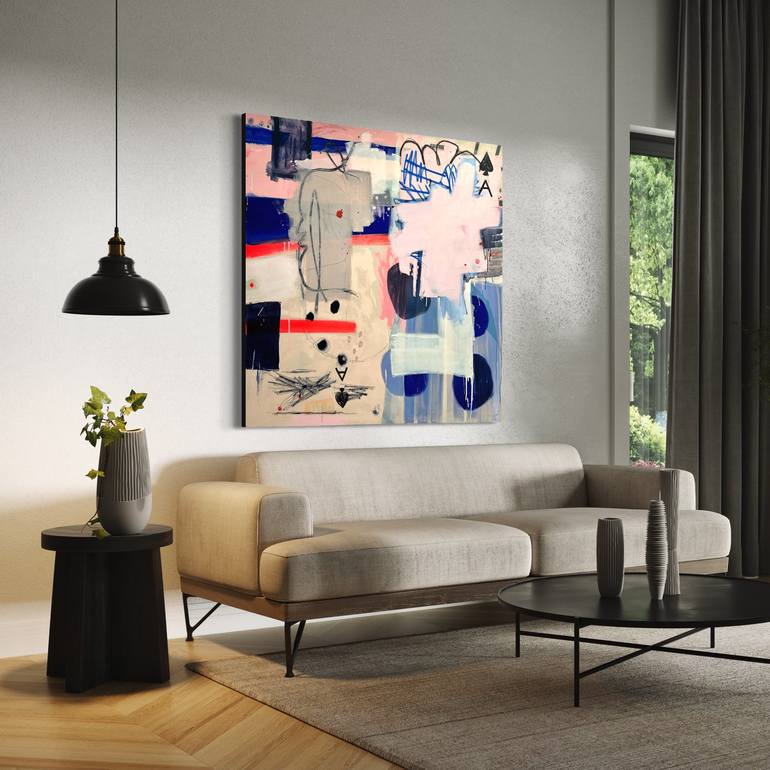 Original Abstract Expressionism Abstract Painting by Sarah Finucane