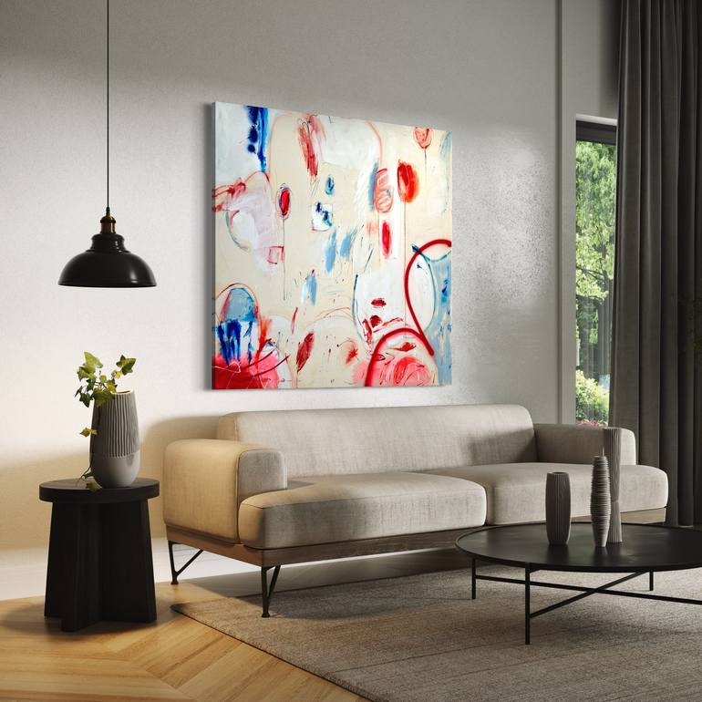 Original Abstract Expressionism Abstract Painting by Sarah Finucane