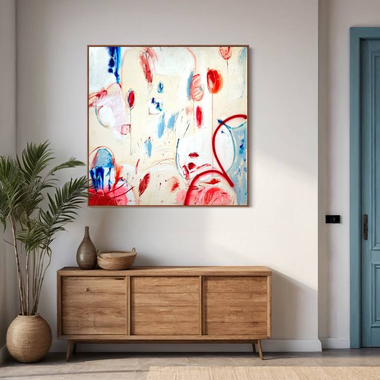 Original Abstract Expressionism Abstract Painting by Sarah Finucane