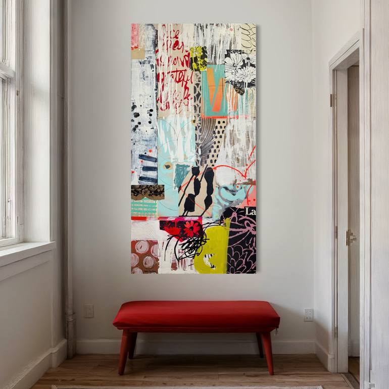 Original Abstract Expressionism Abstract Painting by Sarah Finucane