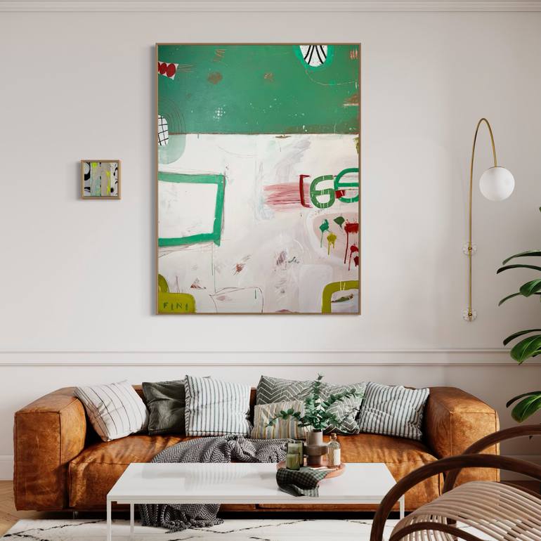 Original Abstract Expressionism Abstract Painting by Sarah Finucane