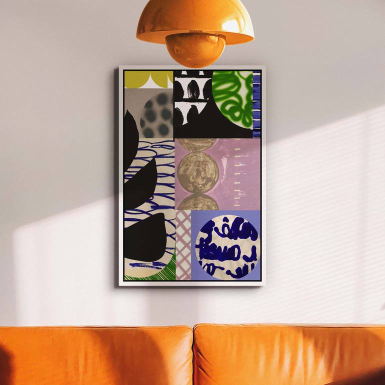 Original Abstract Expressionism Abstract Painting by Sarah Finucane