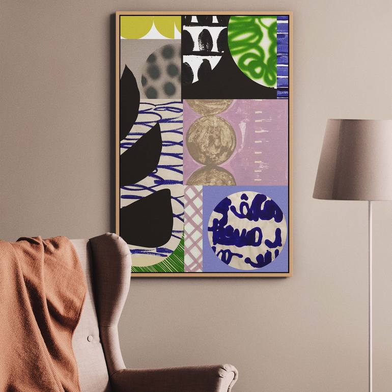 Original Abstract Expressionism Abstract Painting by Sarah Finucane