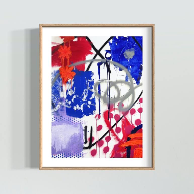 Original Abstract Expressionism Abstract Painting by Sarah Finucane