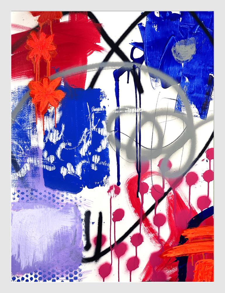 Original Abstract Expressionism Abstract Painting by Sarah Finucane