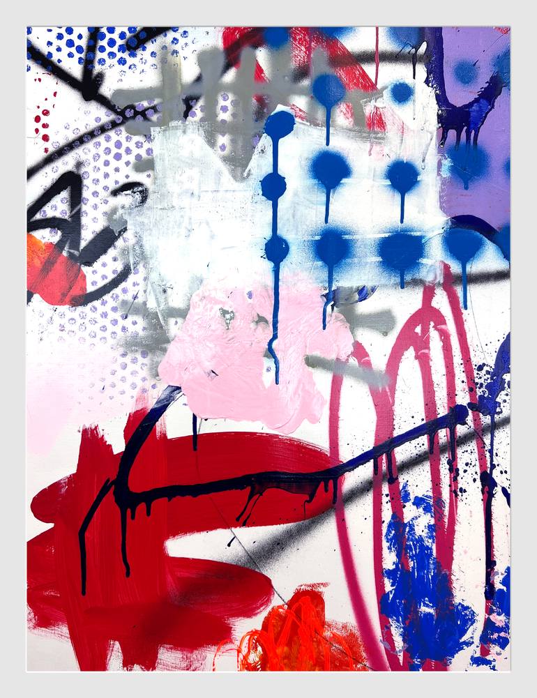 Original Abstract Expressionism Abstract Painting by Sarah Finucane