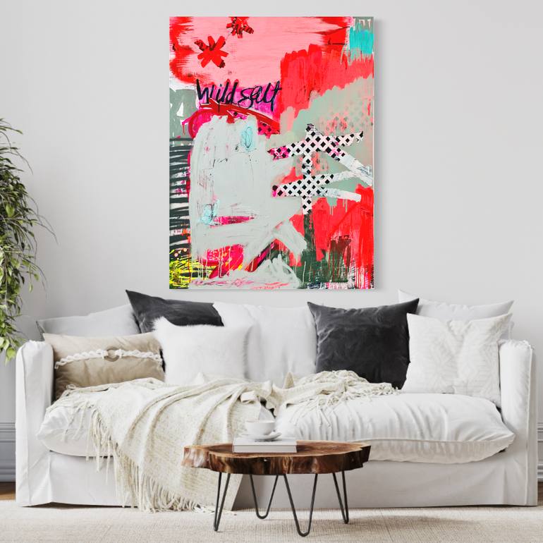 Original Abstract Expressionism Abstract Painting by Sarah Finucane