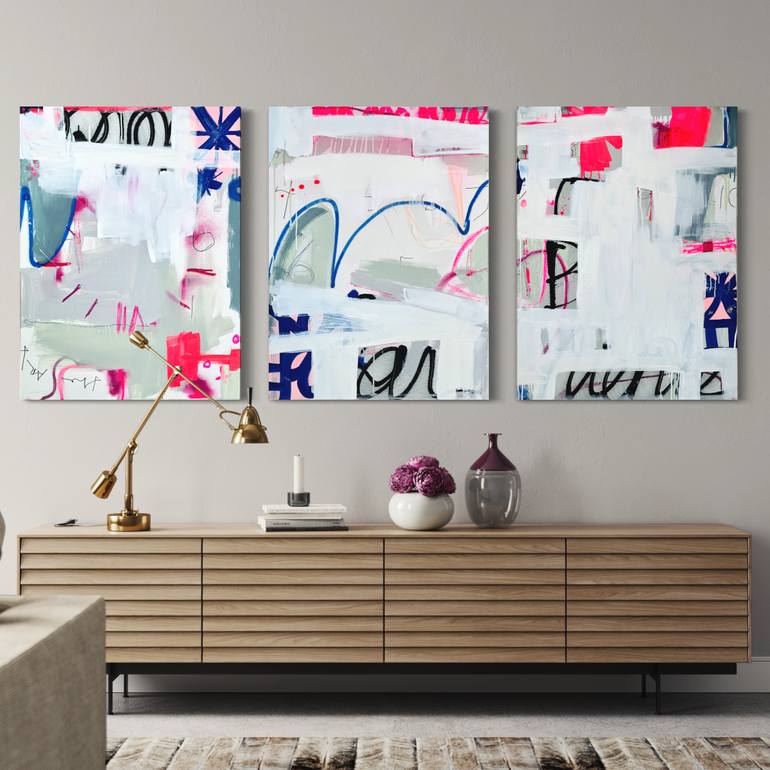 Original Abstract Expressionism Abstract Painting by Sarah Finucane