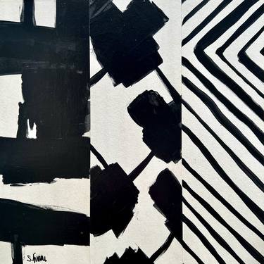 Black and White Abstract Collage No. 9 thumb