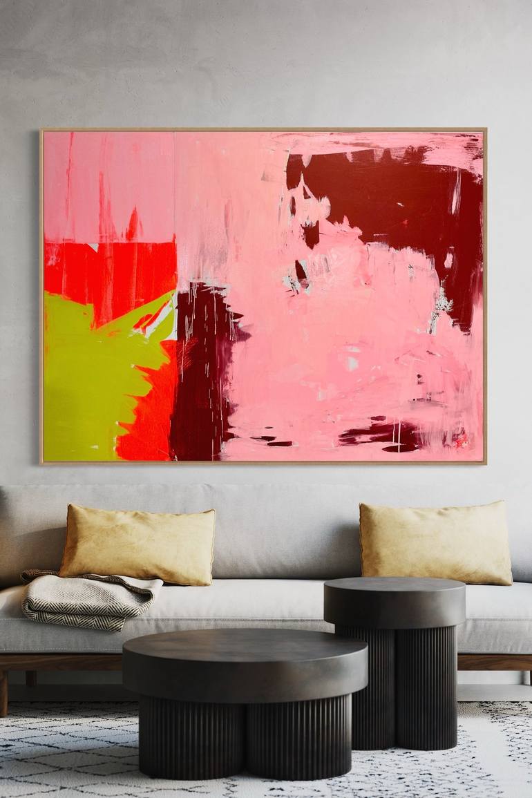 Original Abstract Expressionism Abstract Painting by Sarah Finucane