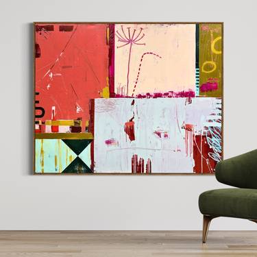 Original Abstract Expressionism Abstract Paintings by Sarah Finucane