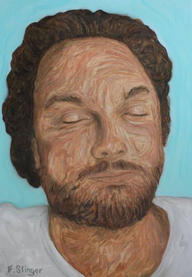Original Portrait Painting by Bobby Stinger