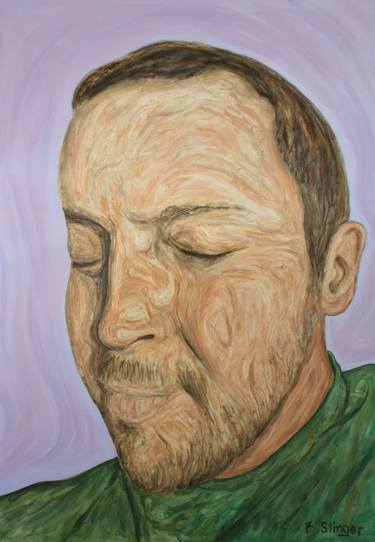 Original Portrait Painting by Bobby Stinger
