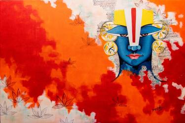 Original Classical mythology Painting by Deepali Mundra