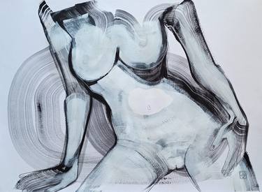 Print of Abstract Nude Paintings by Victoria Golovina