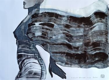 Print of Abstract Women Drawings by Victoria Golovina