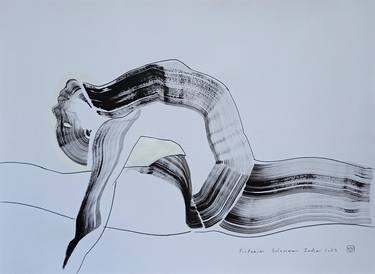 Print of Abstract Calligraphy Drawings by Victoria Golovina