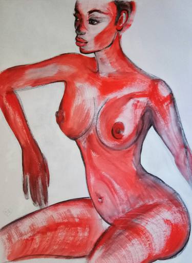 Print of Abstract Expressionism Body Drawings by Victoria Golovina