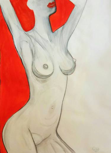 Original Nude Drawings by Victoria Golovina