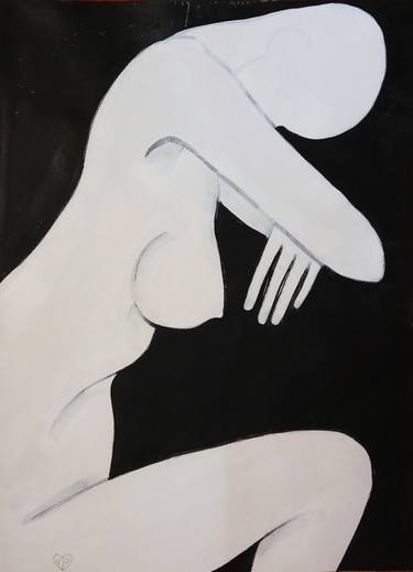 Print of Abstract Expressionism Nude Drawings by Victoria Golovina
