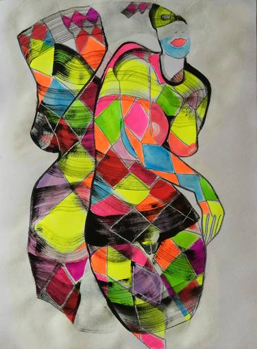 Print of Abstract Body Drawings by Victoria Golovina