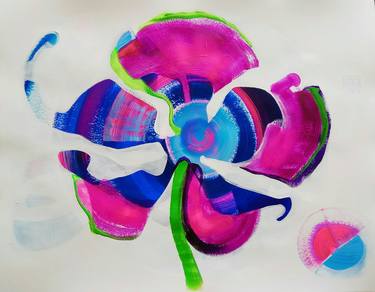 Print of Abstract Floral Drawings by Victoria Golovina