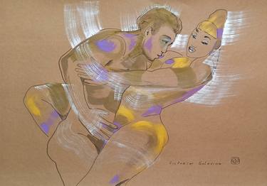 Original Abstract Erotic Drawings by Victoria Golovina
