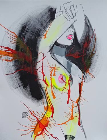 Print of Abstract Body Drawings by Victoria Golovina