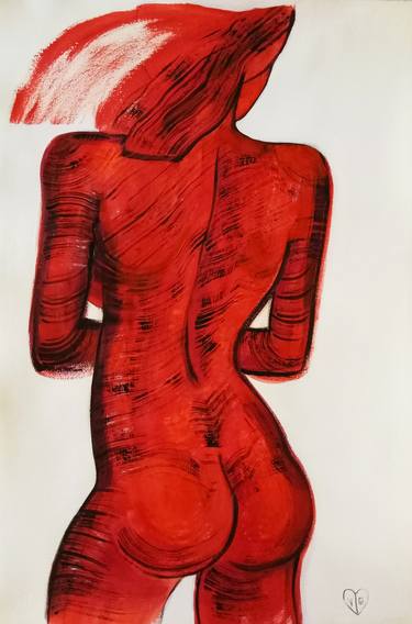 Print of Abstract Body Drawings by Victoria Golovina