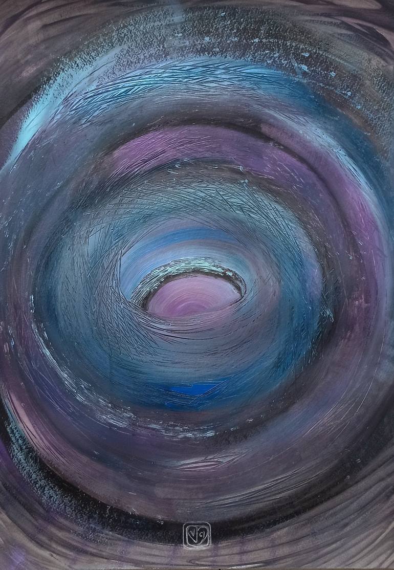 Vortex dynamics. Динамика вихревых потоков. Drawing by Victoria ...