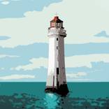 Lighthouse (Fort Perch, New Brighton) by Joseph Venning