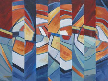 Original Abstract Paintings by Paul Vachon