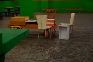 Chairs, tables empty - Limited Edition of 5 thumb