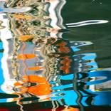 Venice Blue and Orange, 24x36, Limited Edition 10 by Karen Iglehart