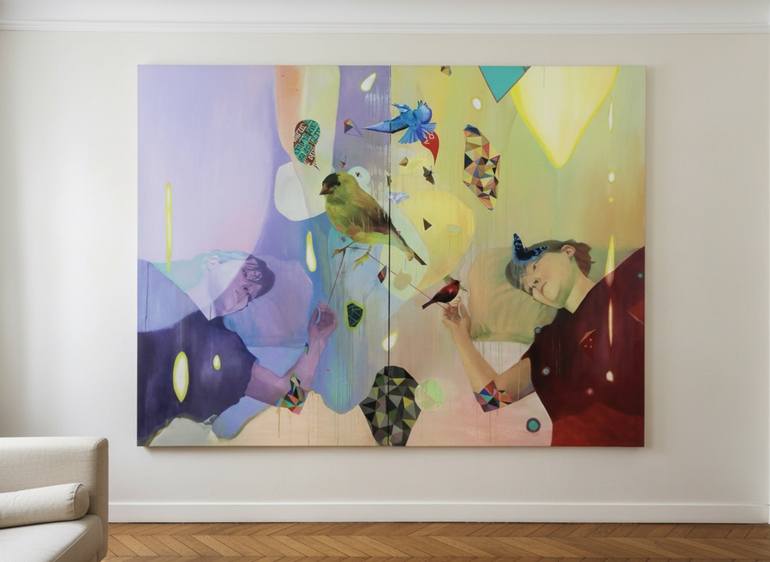 Original Figurative Women Painting by Jim Celadon