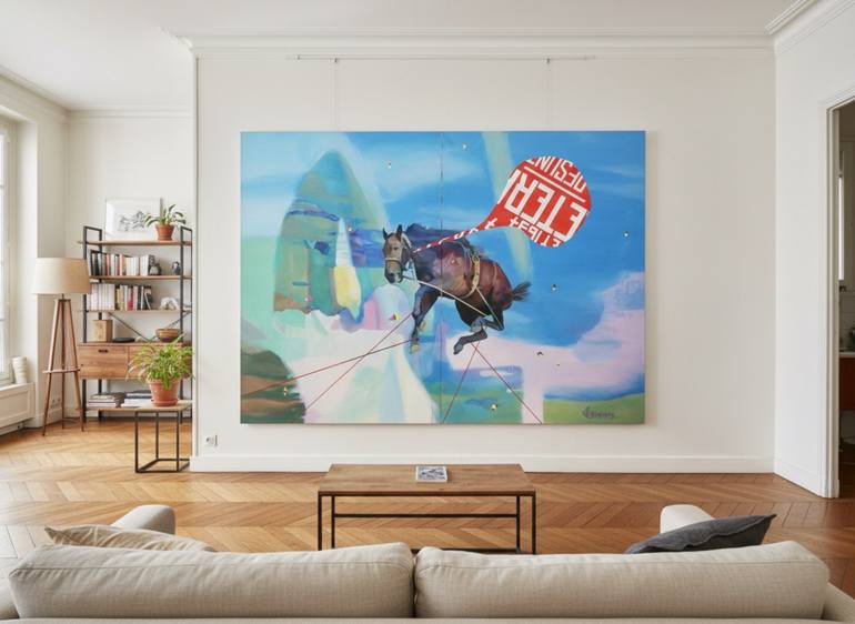 Original Conceptual Animal Painting by Jim Céladon