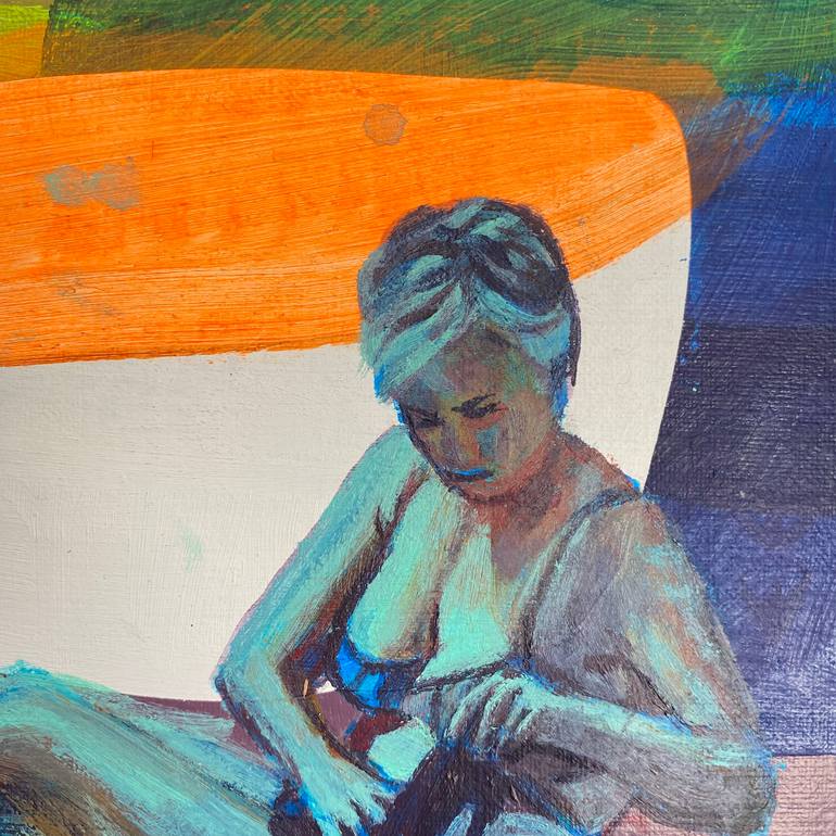Original Figurative Women Painting by Jim Céladon