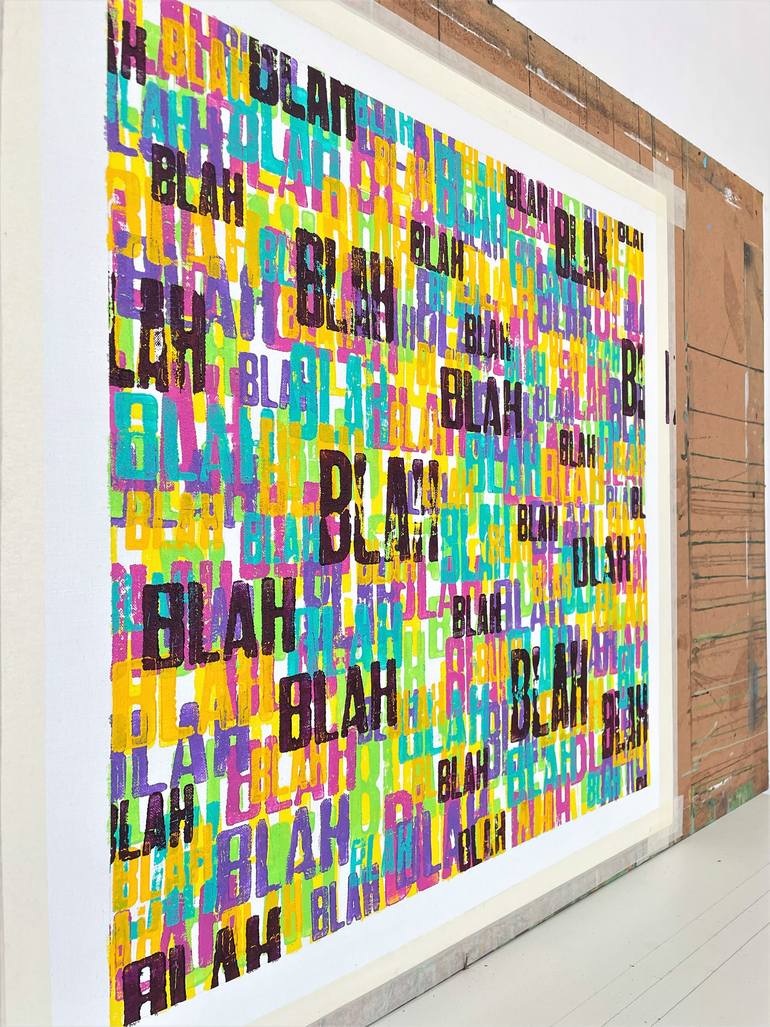 Original Abstract Geometric Painting by Sanjay Dhawan