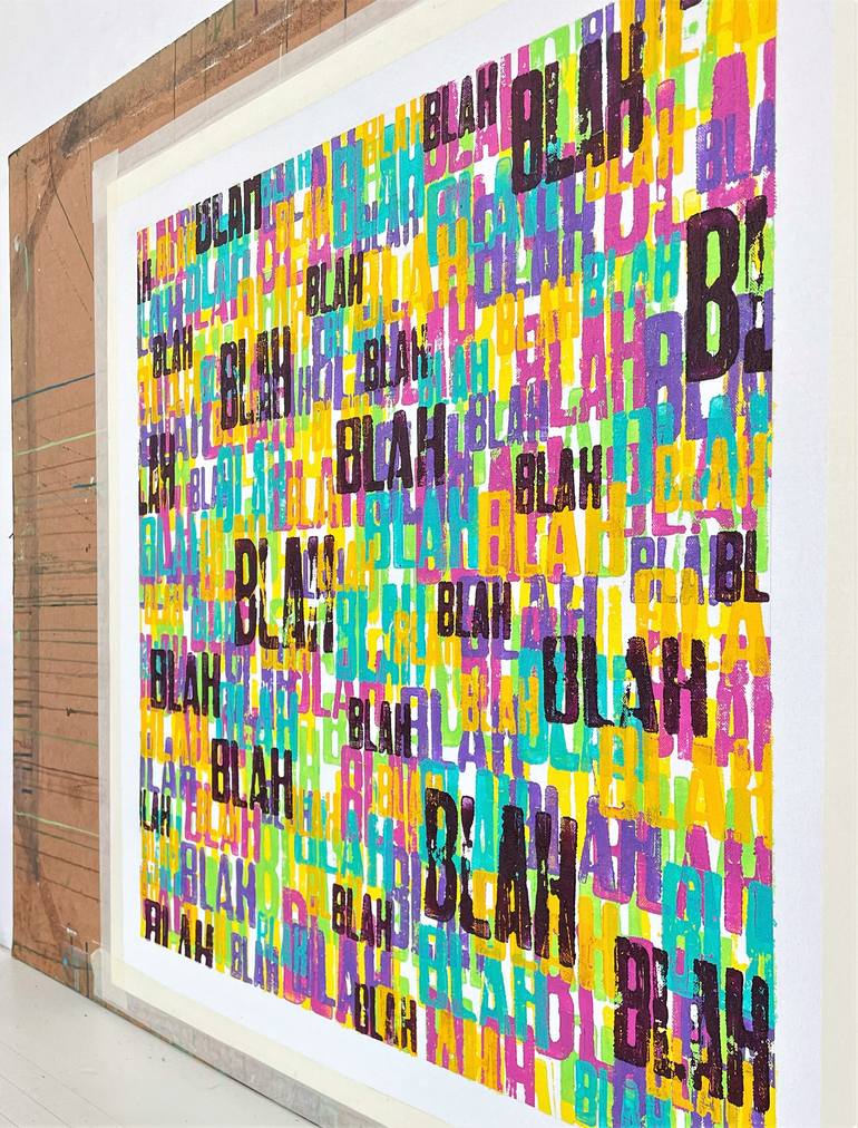 Original Abstract Geometric Painting by Sanjay Dhawan