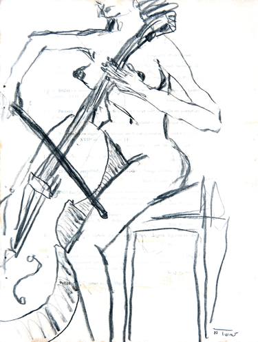Print of Figurative Music Drawings by Neal Turner