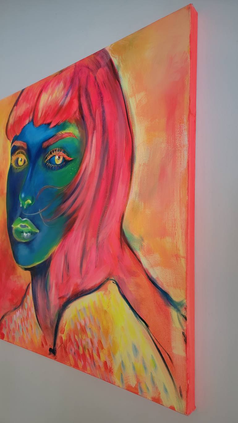 Original Abstract Women Painting by Julie Catona