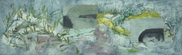 Original Abstract Expressionism Garden Paintings by Maia S Oprea